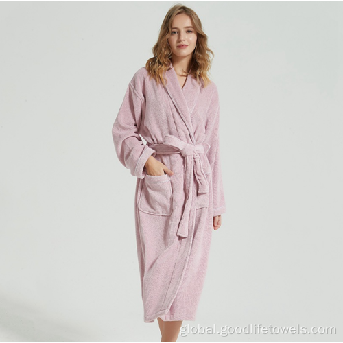 Luxury Hotel Bathrobe Luxury Hotel Thick 100% Cotton Terry Couple Bathrobe Supplier